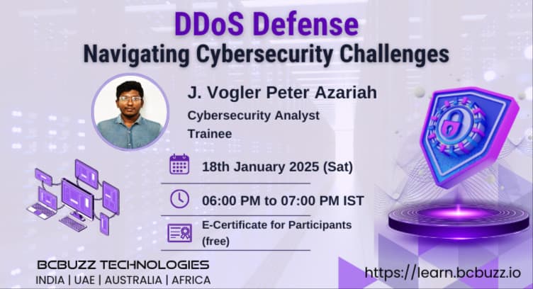 WEBNARS "DDoS Defense: Navigating Cybersecurity Challenges"
